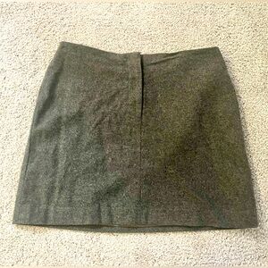 Grey J Crew Cashmere/Nylon Miniskirt Size 6
